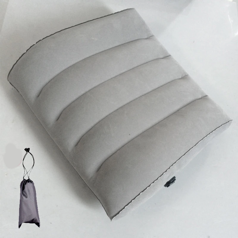 

1pc Car Waist Cushion Pillow Auto Car Seat Lumbar Support Pillow Portable Inflatable For Car Office Chair Massager Pain Relief