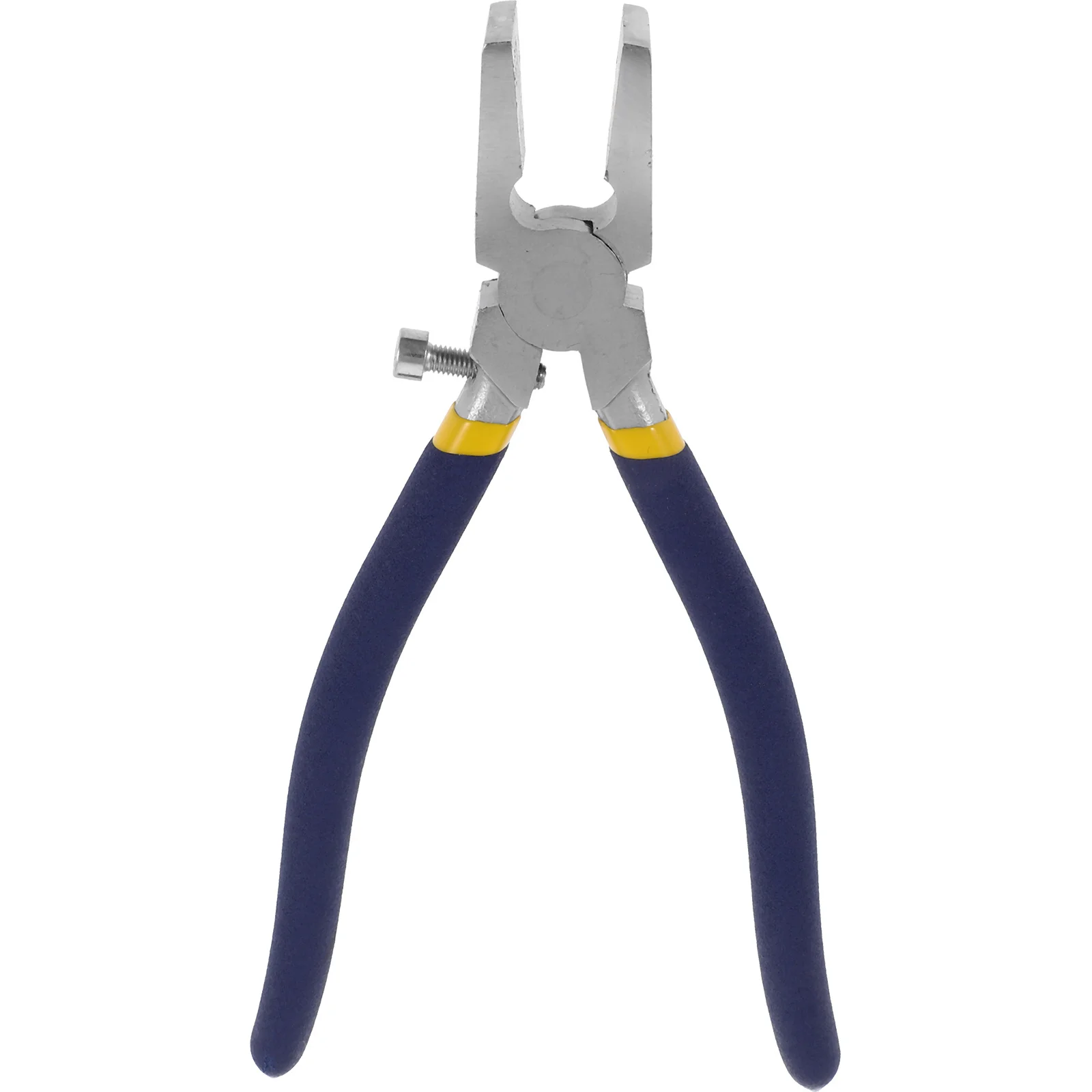 

Glass Breaking Pliers Heavy Duty Running Pliers Flat Design Ergonomic Handle for Stained Glass Work High Carbon Steel Breaking