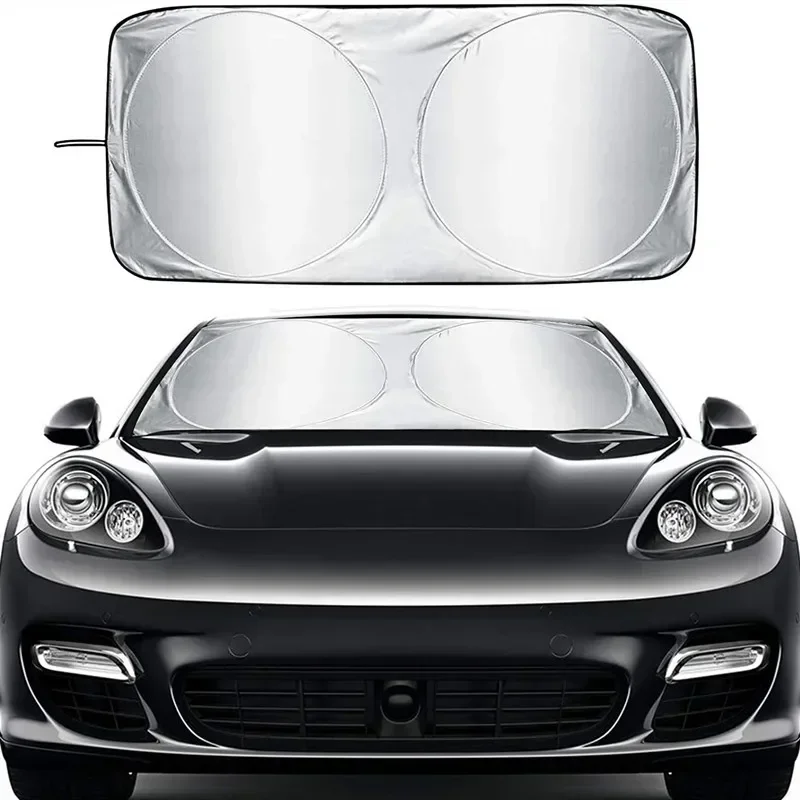 

150*80cm Car Windshield Cover Sunshade UV Protection Shield Car Styling Folding Car Window Sun Shade Windshield Block Cover