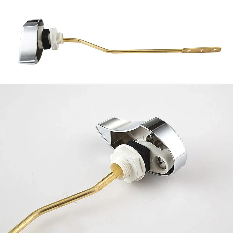 1Pc Universal Toilet Flush Lever Handle Zinc Alloy Suitable for TOTO Kohler Adjustable Replacement Tools Tank Accessory Bathroom