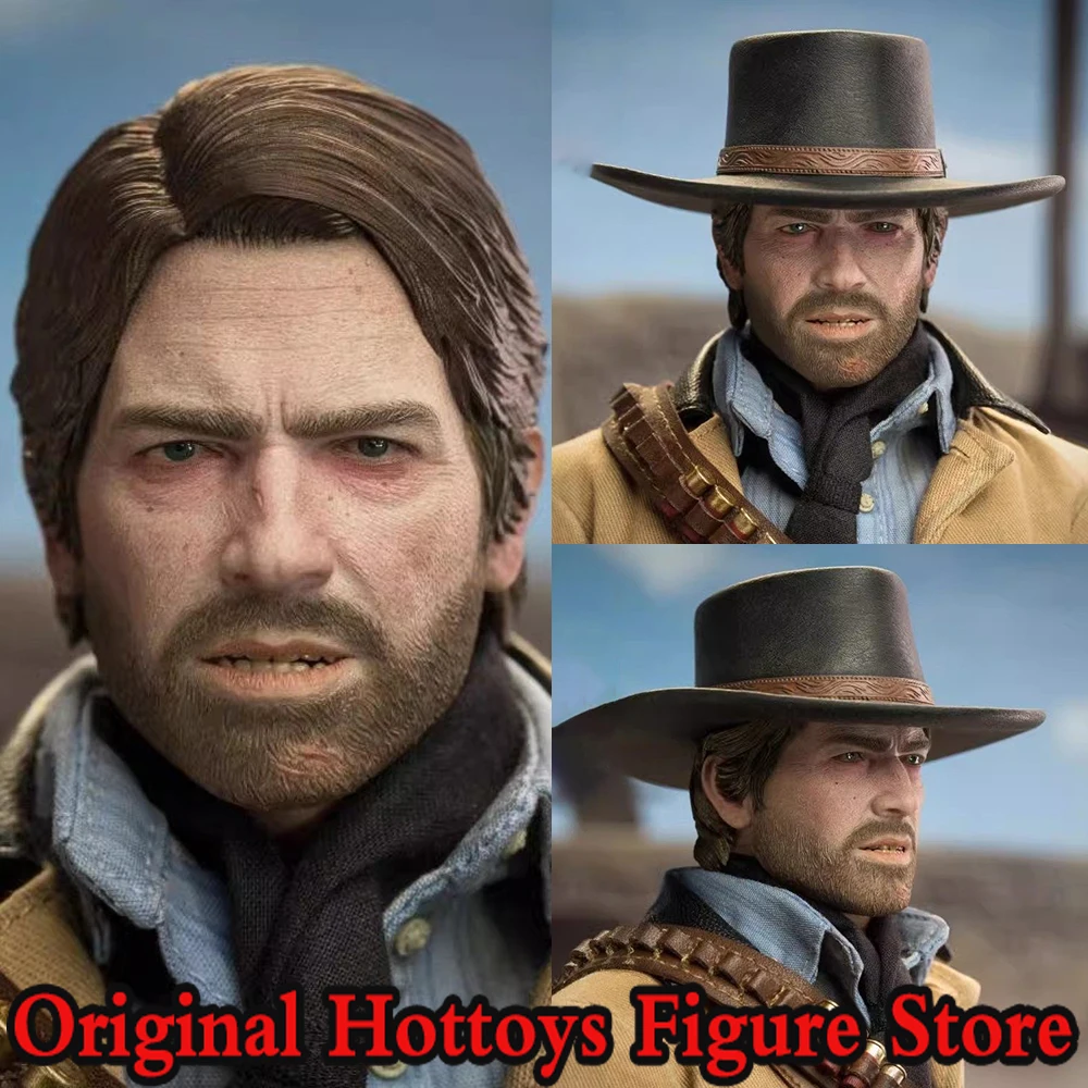 

LimToys LGH002 1/6 Scale Male Soldier Head Sculpture Arthur Gunman Head Carving For 12-inches Action Figure Model Doll Body
