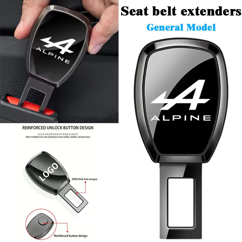 Car Seat Belt Clip Extender Safety Seatbelt Lock Buckle Plug For Alpine Accessories