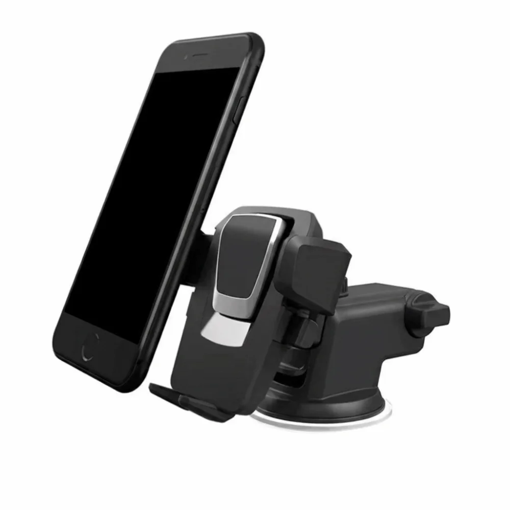 

High Quality Suction Cup Car Mount Phone Bracket Rotation Adjustable Phone Holder Foldable Phone Stand Auto