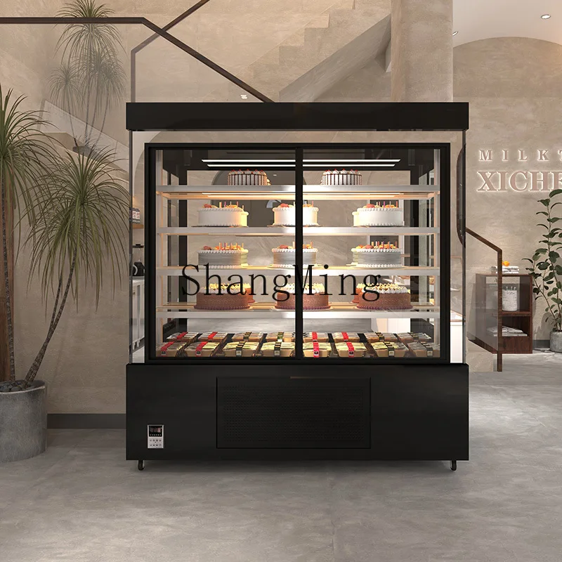 ZYY vetrina refrigerata per frutta, mobile per la conservazione della freschezza, porta d'ingresso, commerciale, armadietto per dessert per bevande West Point