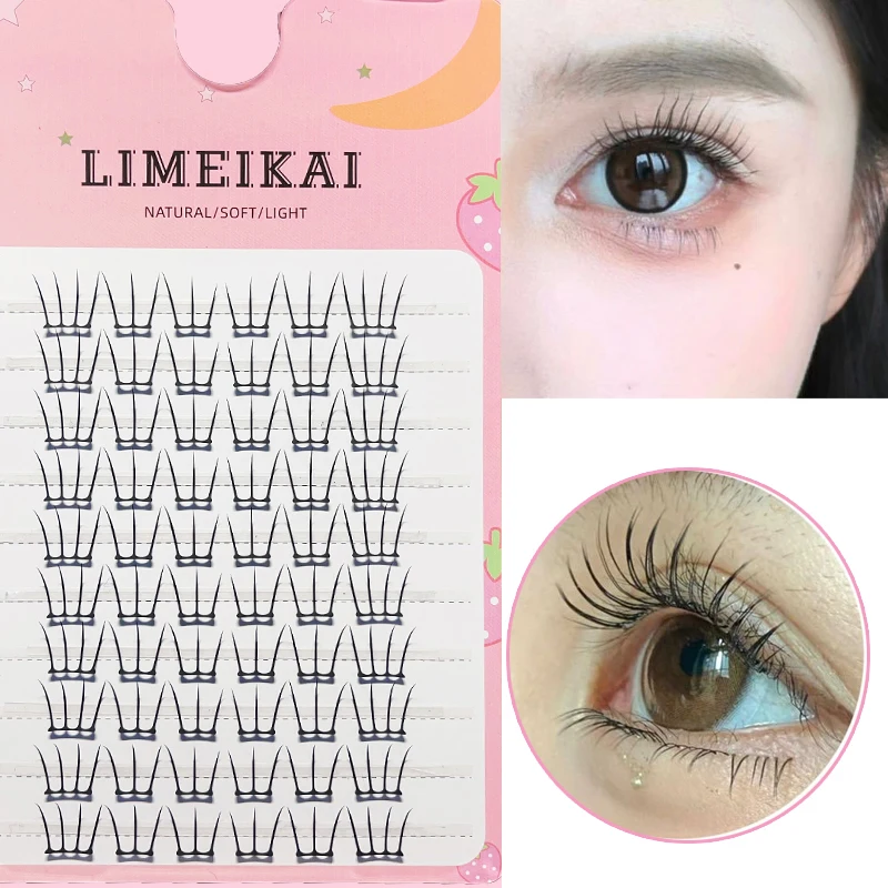 60 Clusters Cluster Lashes Individual Eyelashes Korean ACE Style, Suitable Gifts for Women