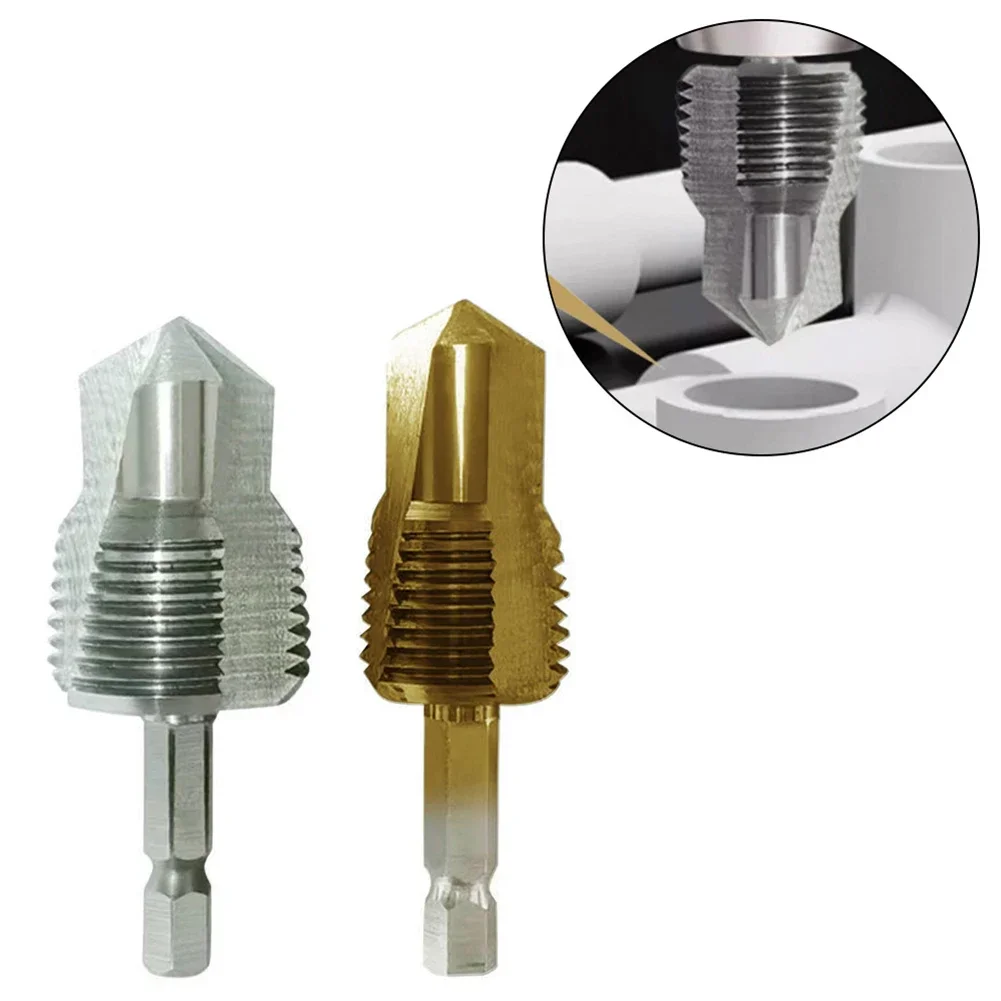 

Многофункциональное сверло-резьбонарезка 3-в-1 с тремя лезвиями для труб PPR, шестигранных, 4- и 6-гранных, 20 мм, 25 мм