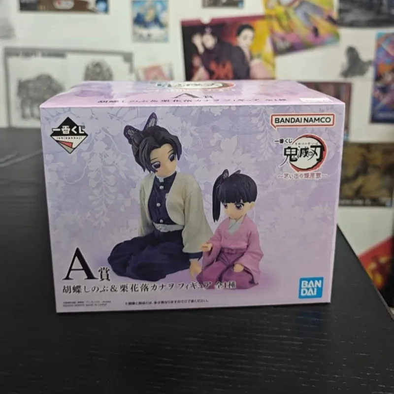 BANDAI in Stock Genuine Demon Slayer Kochou Shinobu Tsuyuri Kanao Kochou Kanae Garage Kit Action Figure Model Decoration Toys