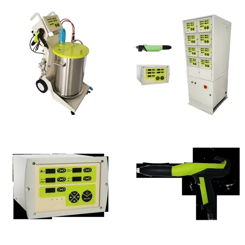 for Professional Electrostatic Powder Coating Gun Manual Control Simple Operation Painting Machinery for Steel Substrates