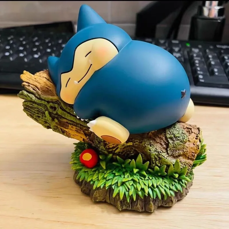 Tomey Ppap Gk Little Fat Snorlax Fat The Snow Series  Pokémon Collectible Figure Anime Peripherals Desktop Ornaments Model Toy