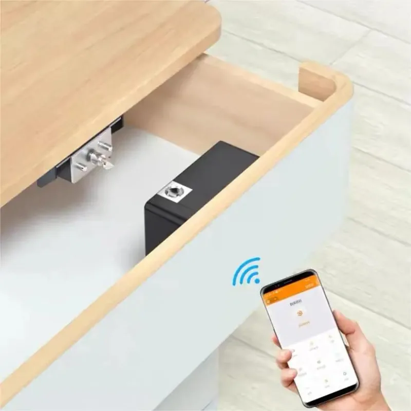 

Latest Magnetic Sensor Invisible Induction Cabinet Rfid Card Electronic Drawer TT Lock Smart With Remote Control