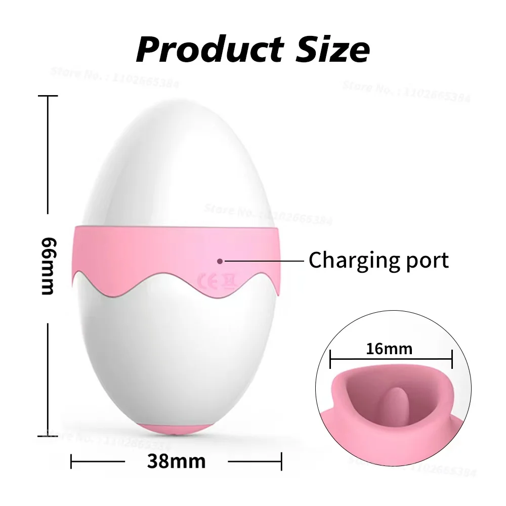 Tongue Licking Vibrator for Women Oral Egg Female Masturbator G Spot Nipple Vagina Massager Clit Stimulator Adult Goods Sex Toys