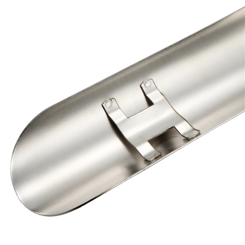 1 Set Motorcycle Muffler Pipe Anti-Hot Decor Guard Protector for Harley Custom Chopper Universal Exhaust Pipe Curved Heat Shield