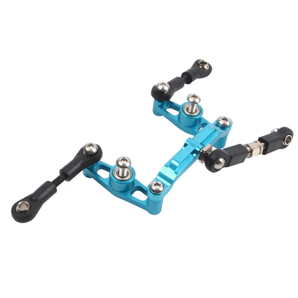 Aluminum Ball Bearing Crank Steering Kit for Tamiya TT02 TT02D TT02R Chassis Upgrade parts