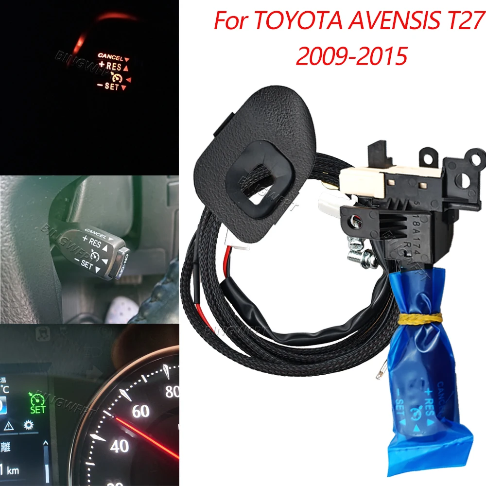 With Backlight Steering Wheel Cruise Control Switch With Dust Cover For Toyota Avensis T27 2009‑2015 45186-05020-C0