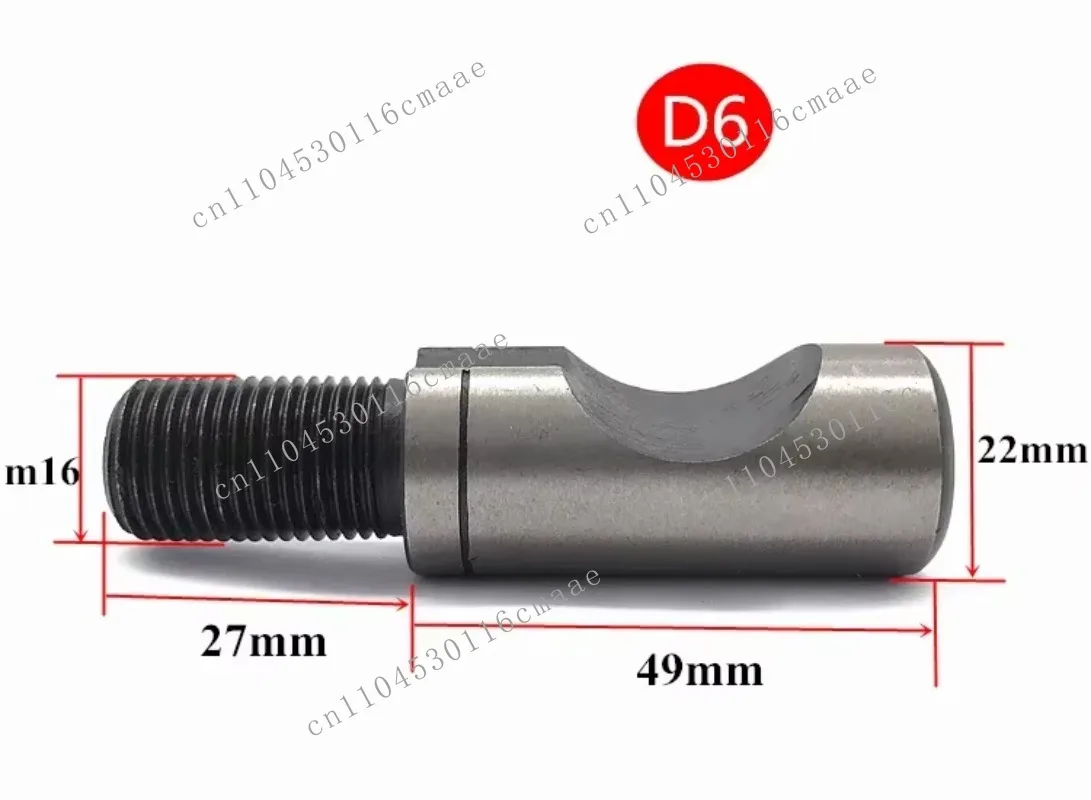D-type lathe spindle screw accessory D4 D5 D6 D11 semi-cylindrical flange chuck machine essential