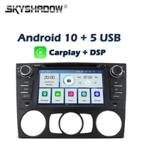 Carplay DSP PX6 IPS 1024*600 Android 10.0 4GB + 64GB Car DVD Player For BMW E90 E91 E92 E93 WIFI RDS Radio GPS map Bluetooth 5.0