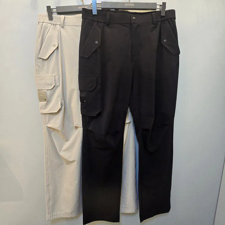 2026 Korean Style Golf Pants Men Summer Cargo Trousers Slim Fit Quick Dry Breathable Stretch Sports Casual Pants Outdoor Wear