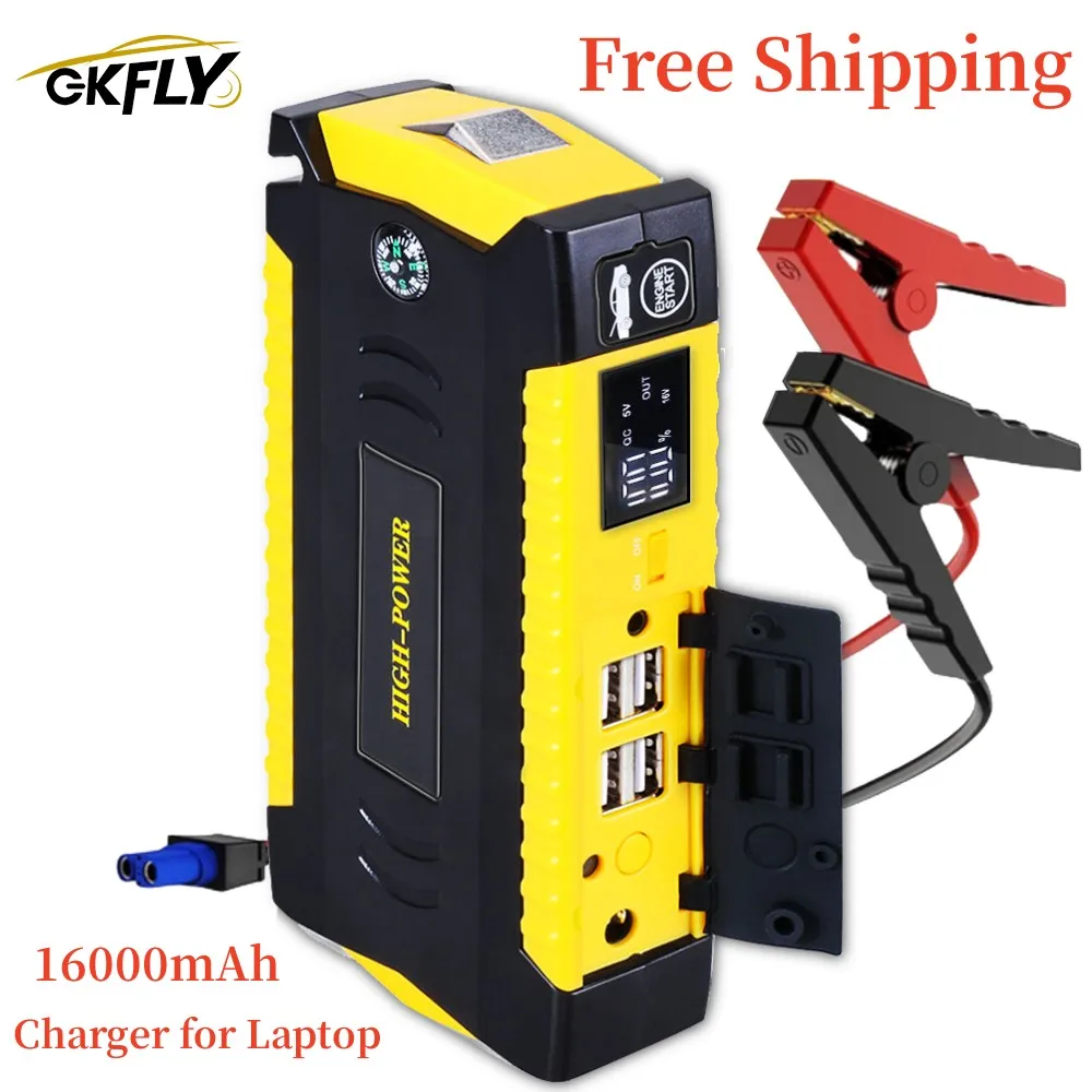 

New 16000mAh Car Jump Starter Power Bank Portable Battery Booster Charger 12V Starting Device Petrol Diesel Car Starter Buster