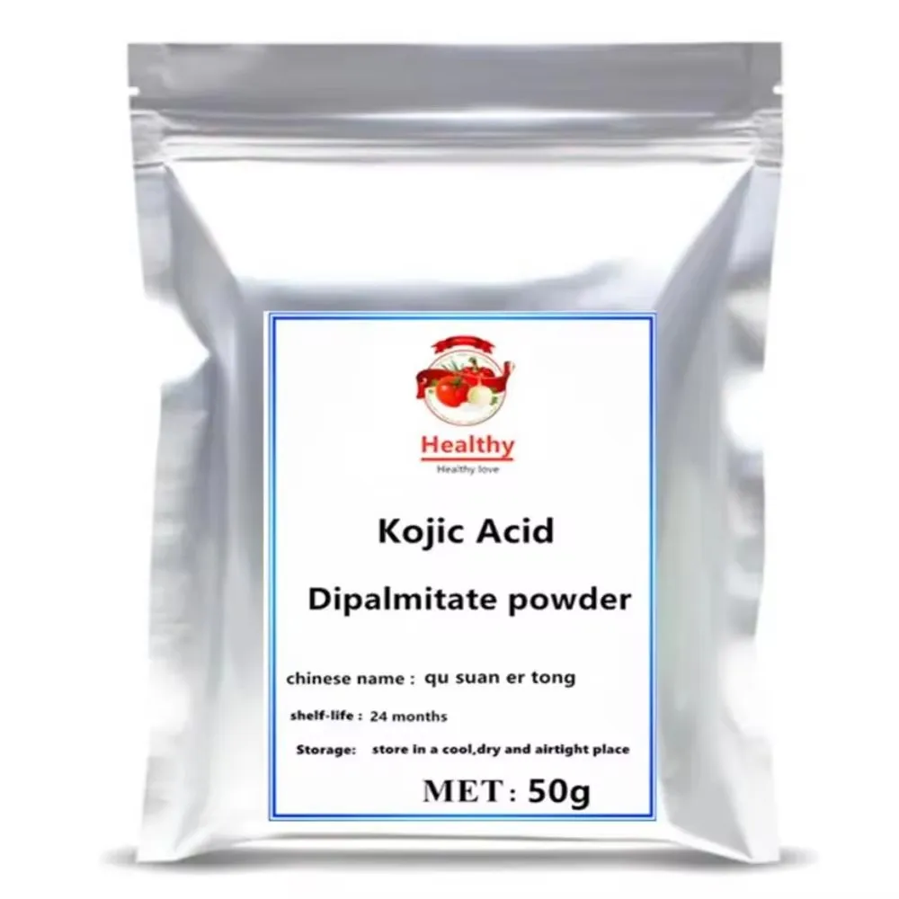 Hot Sale Kojic Acid Dipalmitate powder Pure Cosmetics 99% Kojic Acid Soap Skin Whitening Serum Extract Freckle Removing