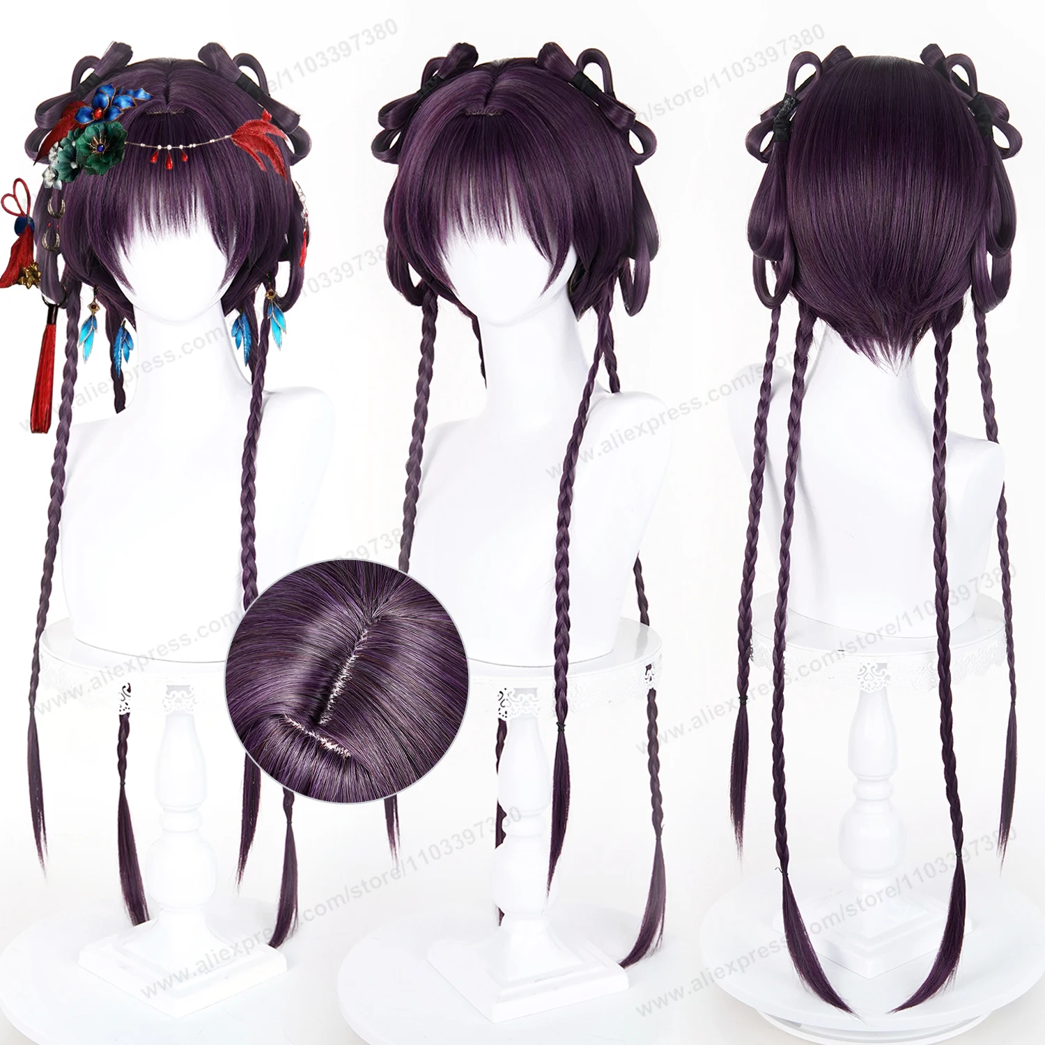 

Love And Deepspace Cosplay Wig 90cm Long Women Hair Anime Cosplay Wig Halloween Heat Resistant Synthetic Wigs