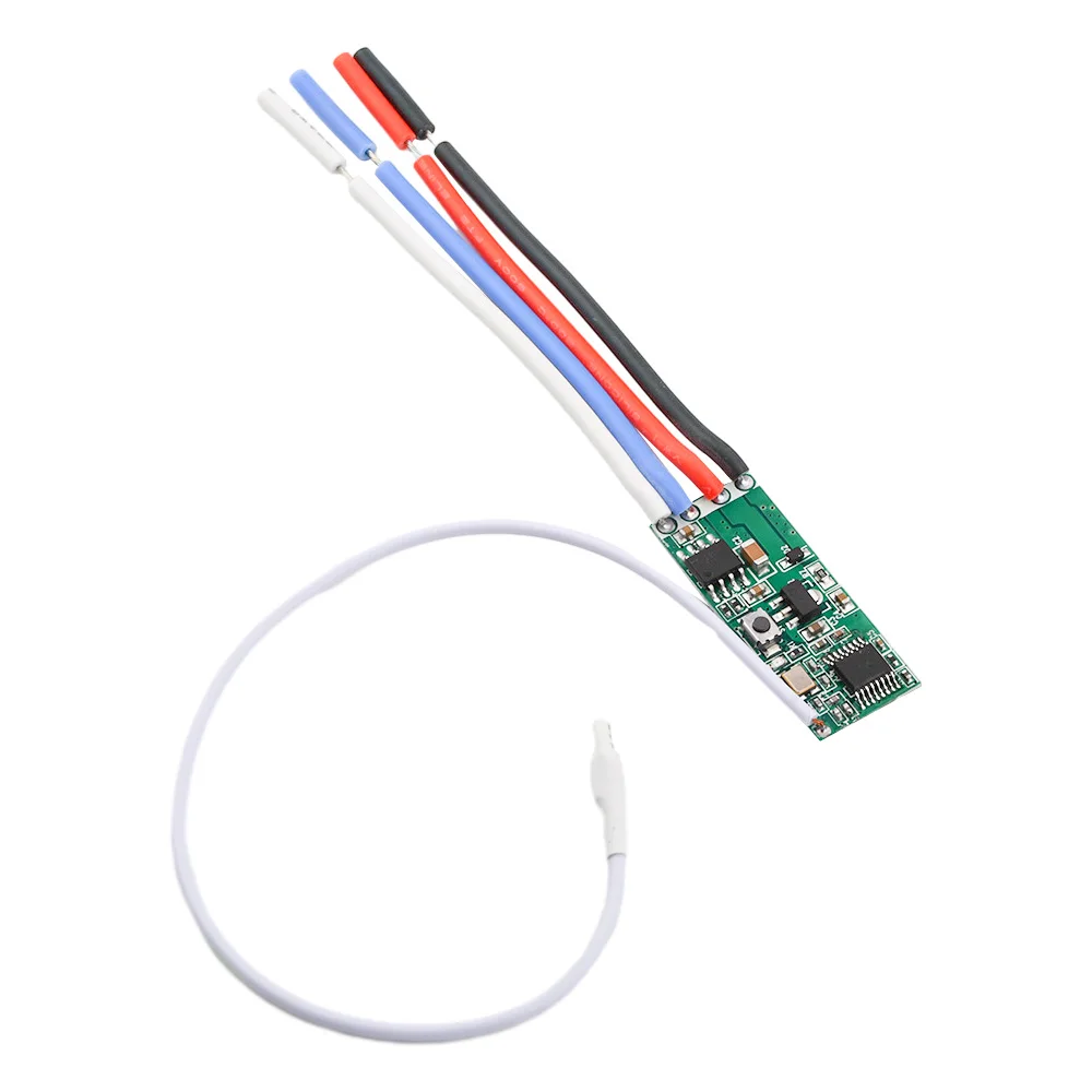 Módulo de Control remoto inalámbrico, tablero de Control de accionamiento de Motor, jog/autobloqueo, cc 12V, 3V-12V, 2a
