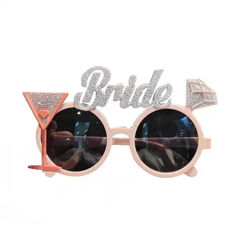 Lunettes drôles pour la mariée et le marié, lunettes pour enterrement de vie de garçon, accessoires photo, décoration de fête de mariage, fournitures de mariage