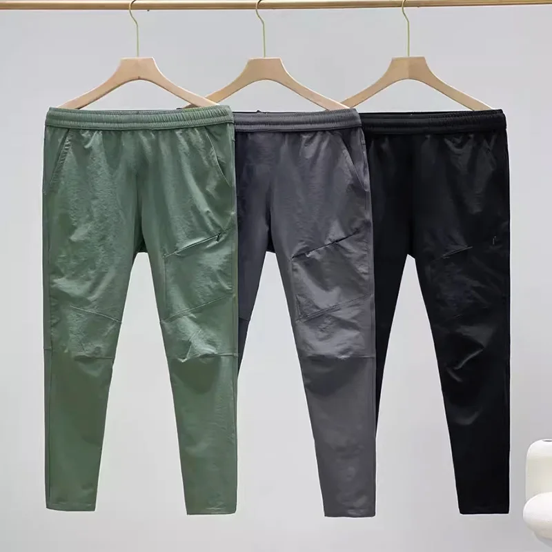 

WESTSHAN Top Quality EU US Size Luxury Men Autumn Casual Sports Pants Slim Fit Straight Leg Fitness Training Quick-Dry Pants