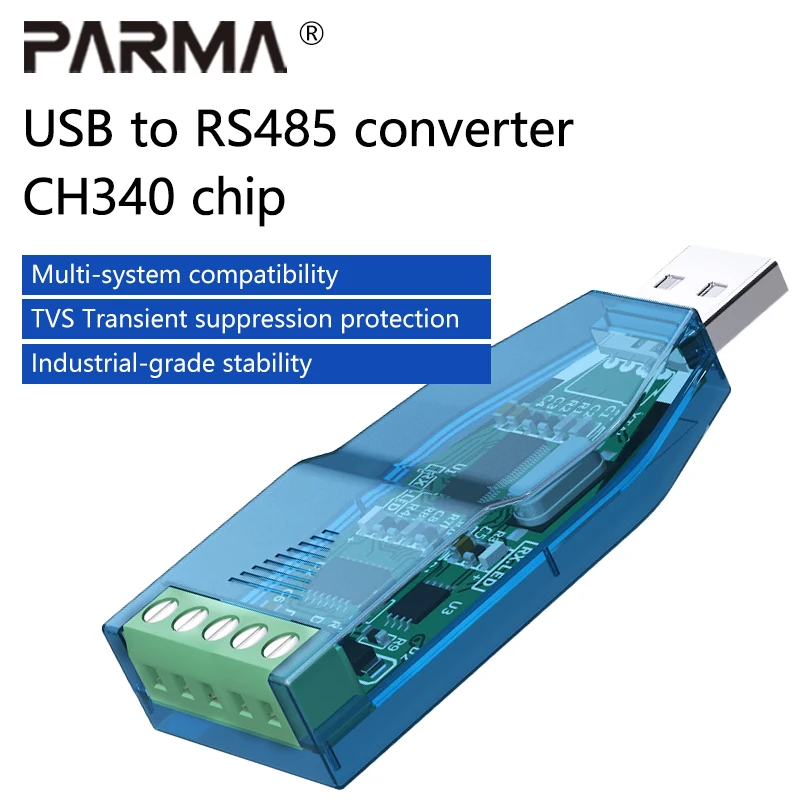 USB to 485/422/232 serial port cable RS232 converter, industrial-grade usb to serial port RS485 module communication converter