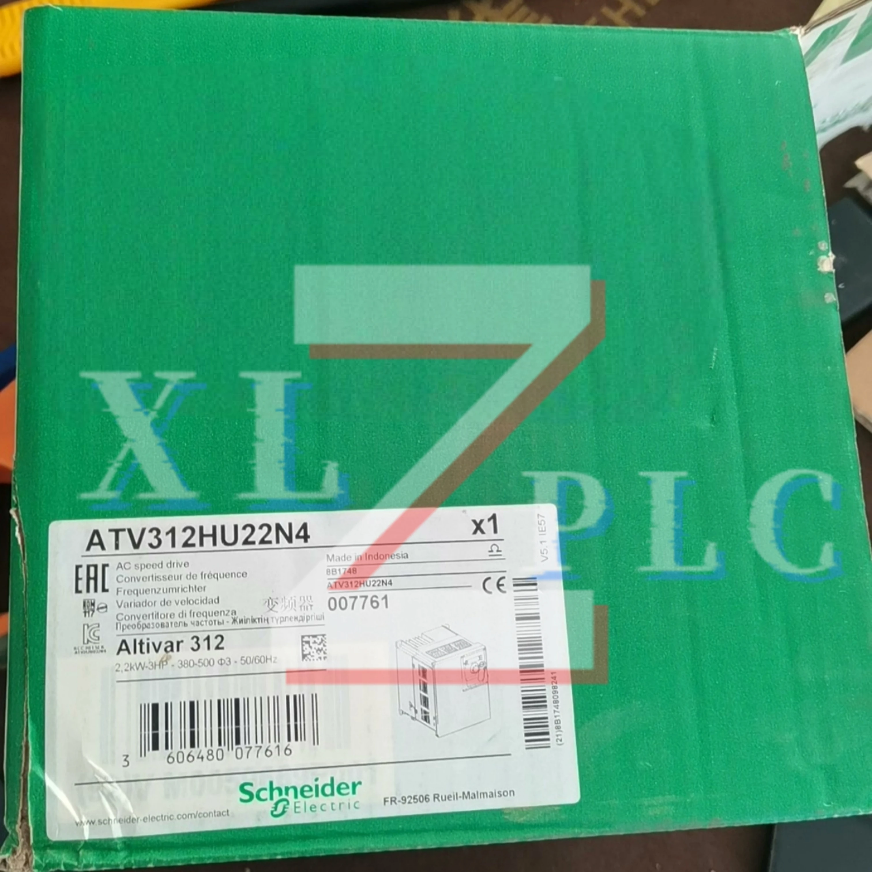 周波数コンバータ新オリジナル ATV312HU22M2 200-240V 2.2KW ATV312HU22N4 380-500V 2.2KW