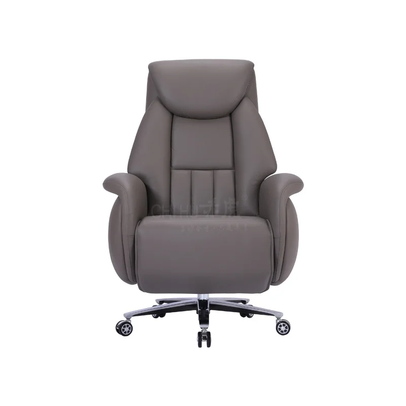 Genuine Leather Office Chair Ergonomic Executive Reclining Computer Chair Lying Massage Lifting Boss Sedie Ufficio Silla Oficin