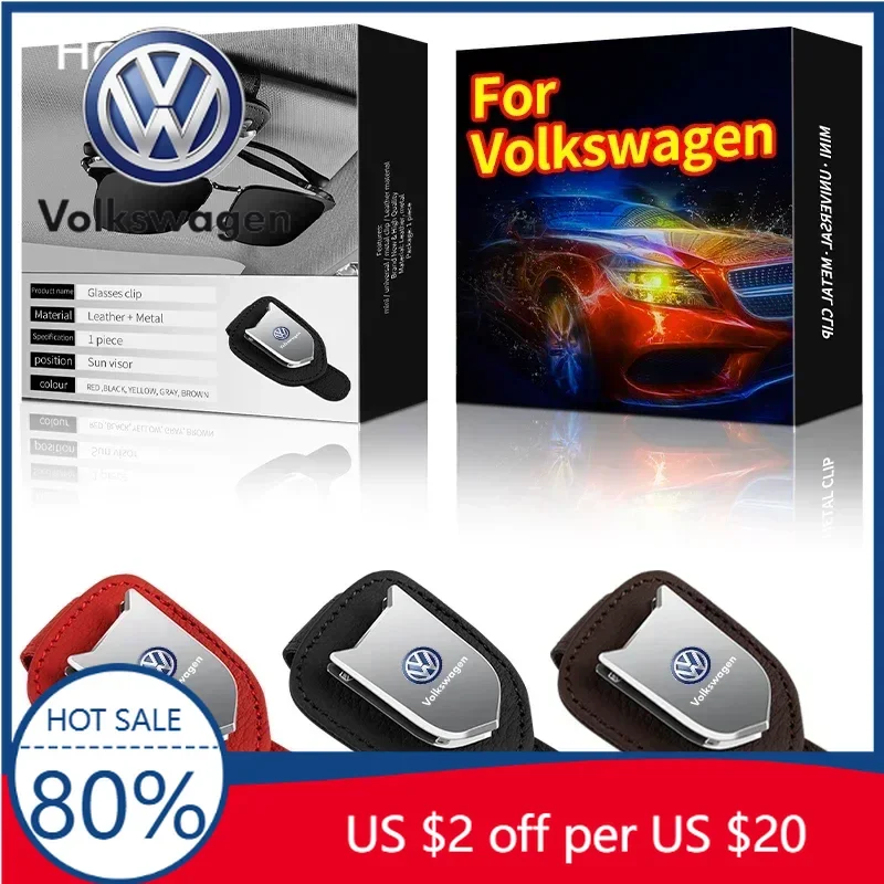 

Держатель для очков в автомобиль 2025 года, хит продаж, для Volkswagen, клипса для хранения, автомобильные аксессуары для Volkswagen VW R Line GTI Atlas Jetta Tr