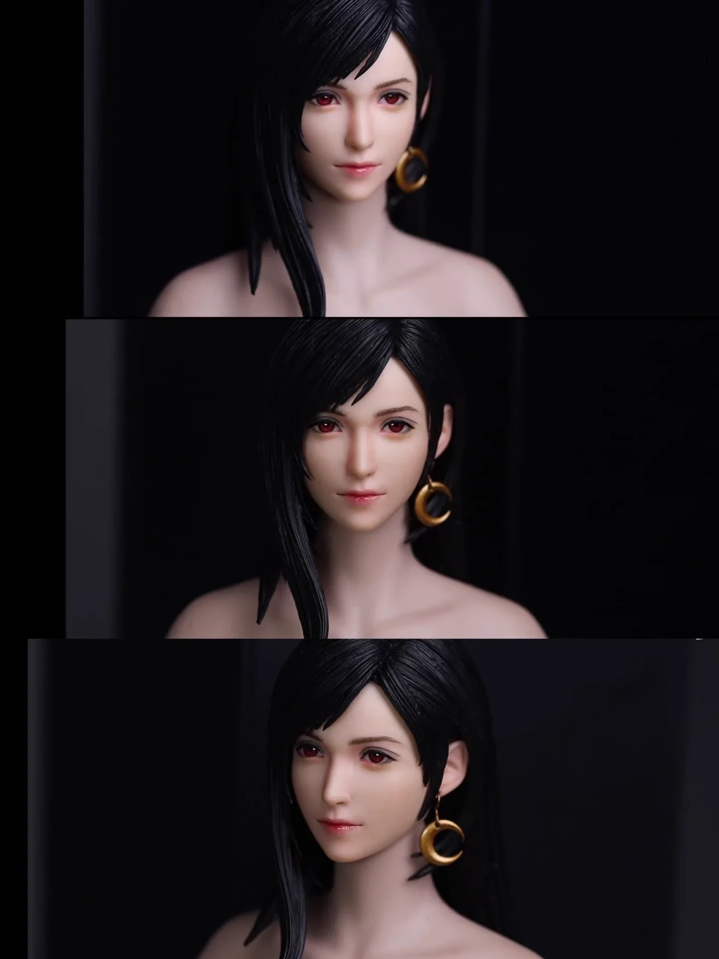 متوفر في المخزون ACG ART Tifa Lockhart ملحقات الرأس جزء آلهة حلمي 1/6 نموذج اللعب جمع تركيب الرأس