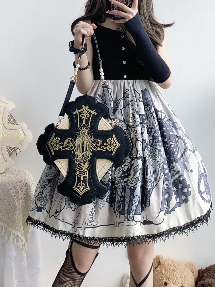 

Retro Leather Lolita Bag Handbags for Women Original Designed Cross Bag for Women's Shoulder Bag