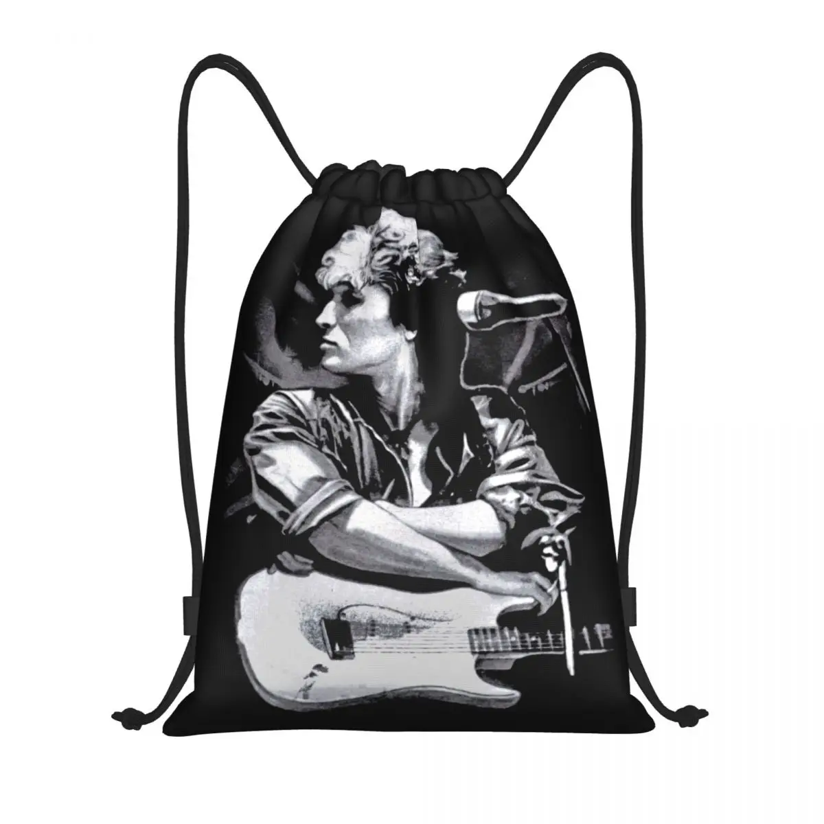 Bolsos personalizados con cordón de guitarra, mochilas de Yoga para compras, gimnasio, deportes, Rock, Kino, Rusian, Tsoi, mujeres y hombres