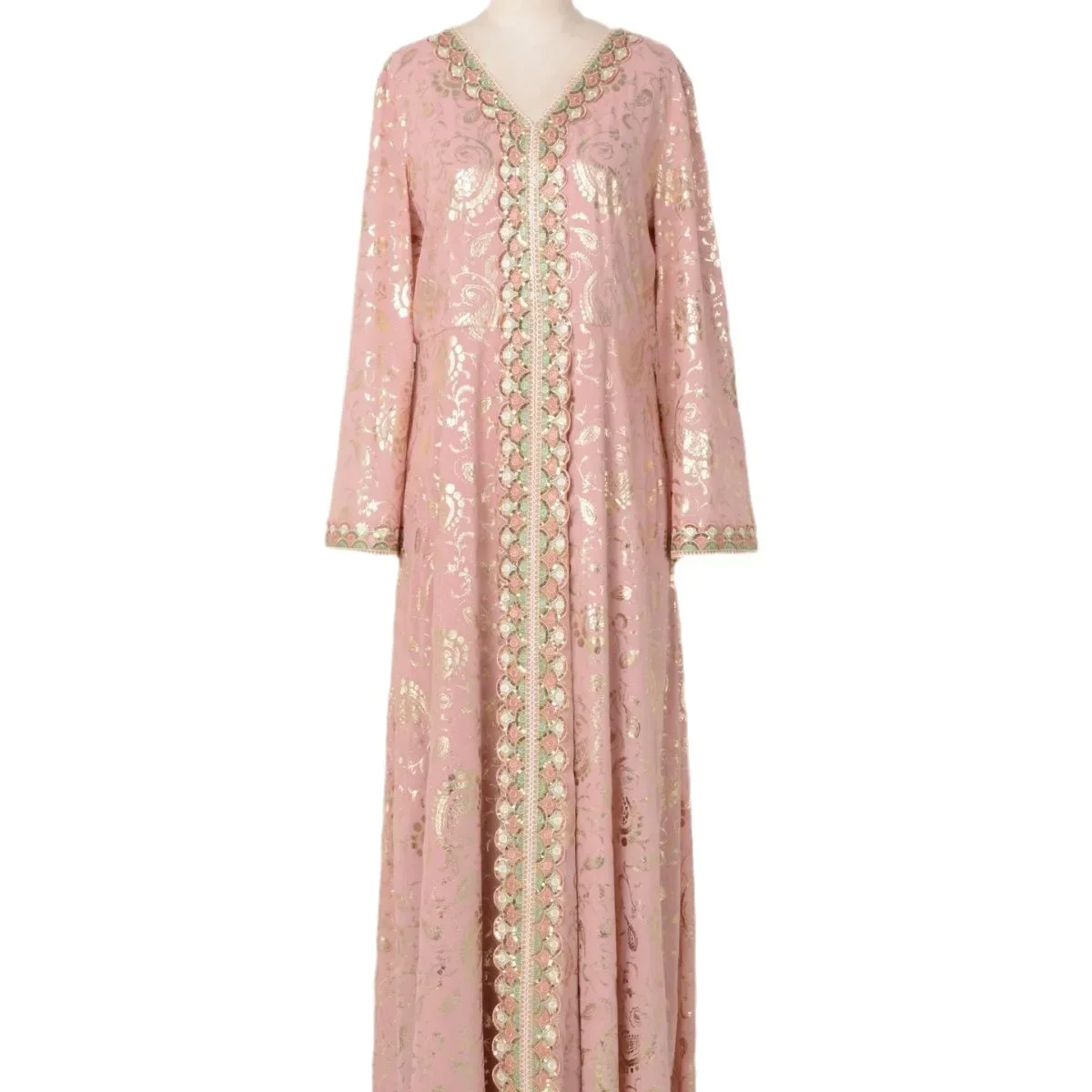 

Мусульманское платье для женщин, осеннее и зимнее длинное платье с пайетками, женское вечернее платье, элегантное платье с поясом, Абая, Марокко, кафтан, Абая