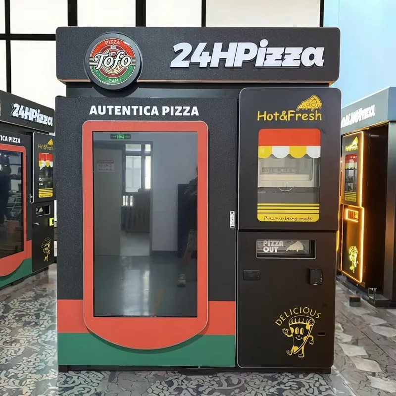 Commercial Pizza Maker Smart Vending Machine Automatic Pizza Oven Self Service Fresh Pizza Equipment