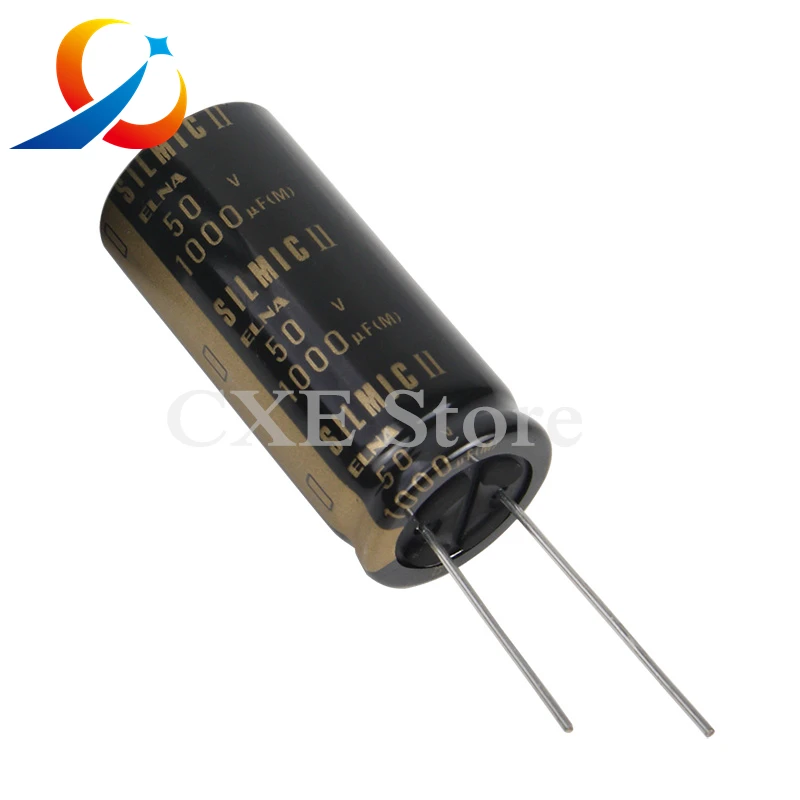 ELNA SILMIC II RFS Series HiFi Audio Capacitor 6.3V 10V 16V 25V 50V 63V 100V 10uF 22uF 47uF 100uF 220uF 470uF 1000uF Original