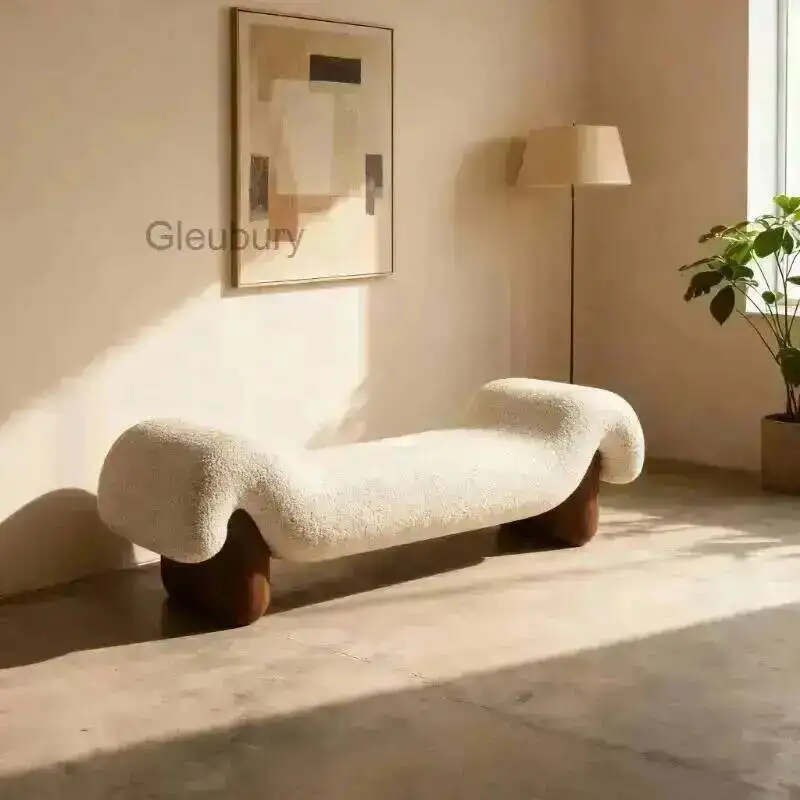 Shoe Luxury Sit Modern Comfortable Bench Minimalist Stools Ottomans Affordable Luxury Taburete Para Los Pies Home Furniture