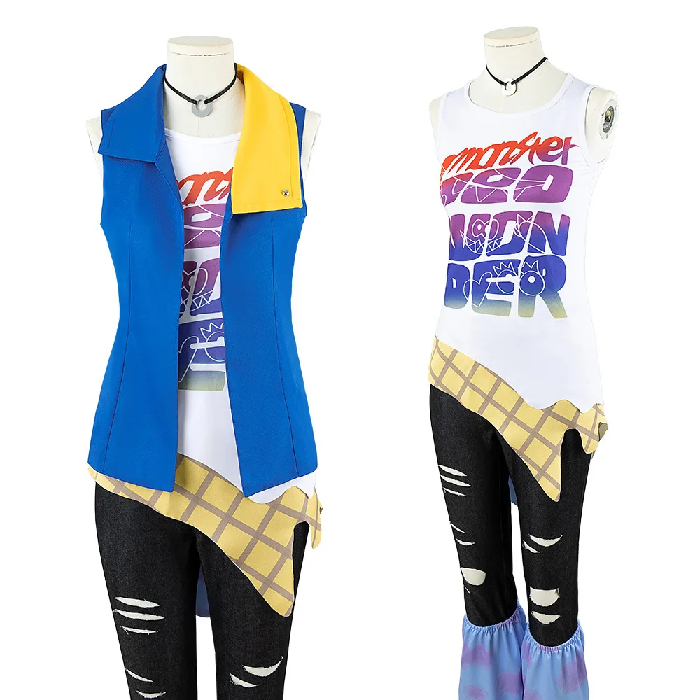 女性のためのファッショナブルなコスプレ衣装,「ウィッグプロジェクト,カイ,カラフルなステージスーツ,アニメの服,ハロウィーンのユニフォーム