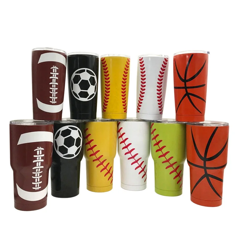 Creative Baseball Double layer Stainless Steel Insulation water Cup