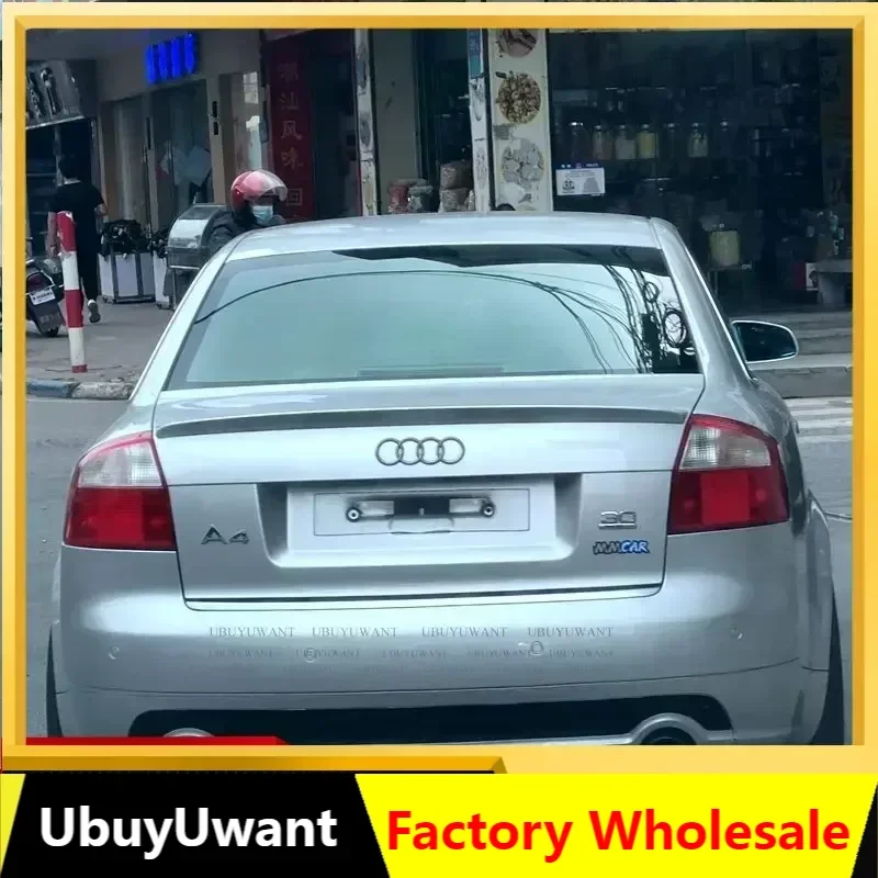 

Используется для Audi A4 B6 2002 2003 2004 2005 2006 года спойлер FRP Краска цветной задний багажник крыло автомобиля комплект аксессуаров