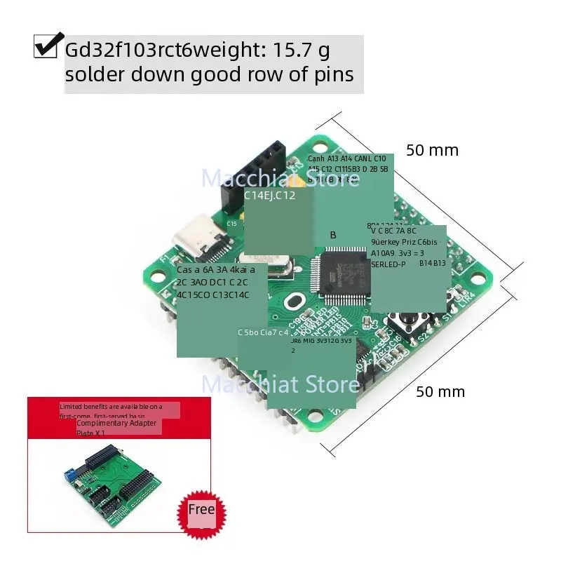 

STM32F103RC F405RG системная плата последовательный порт контроллер загрузки одним щелчком мыши MPU6050 MPU9250