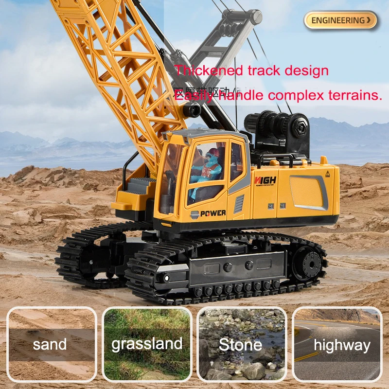rc excavator engineering vehicle, crane, rc crane truck hydraulic , excavator, rc crane tower, Truck Bulldozer Electric Car Kid