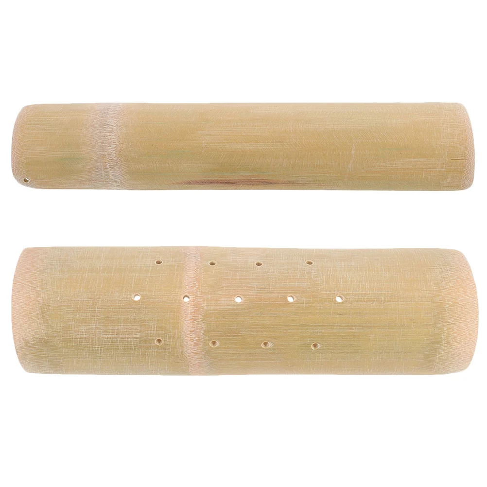 

2Pcs Ergonomic Bamboo Neck Pillows Cervical Lumbar Care Spa Massage Pain Relief Sleeping Pillows Sauna Pillow