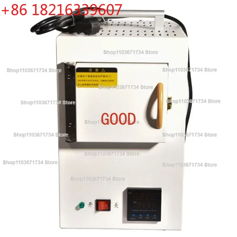 

Horno de Laboratorio Eléctrico pequeño de 110/220V, 100 ~ 1000 ℃, horno mufla controlado por programa integrado