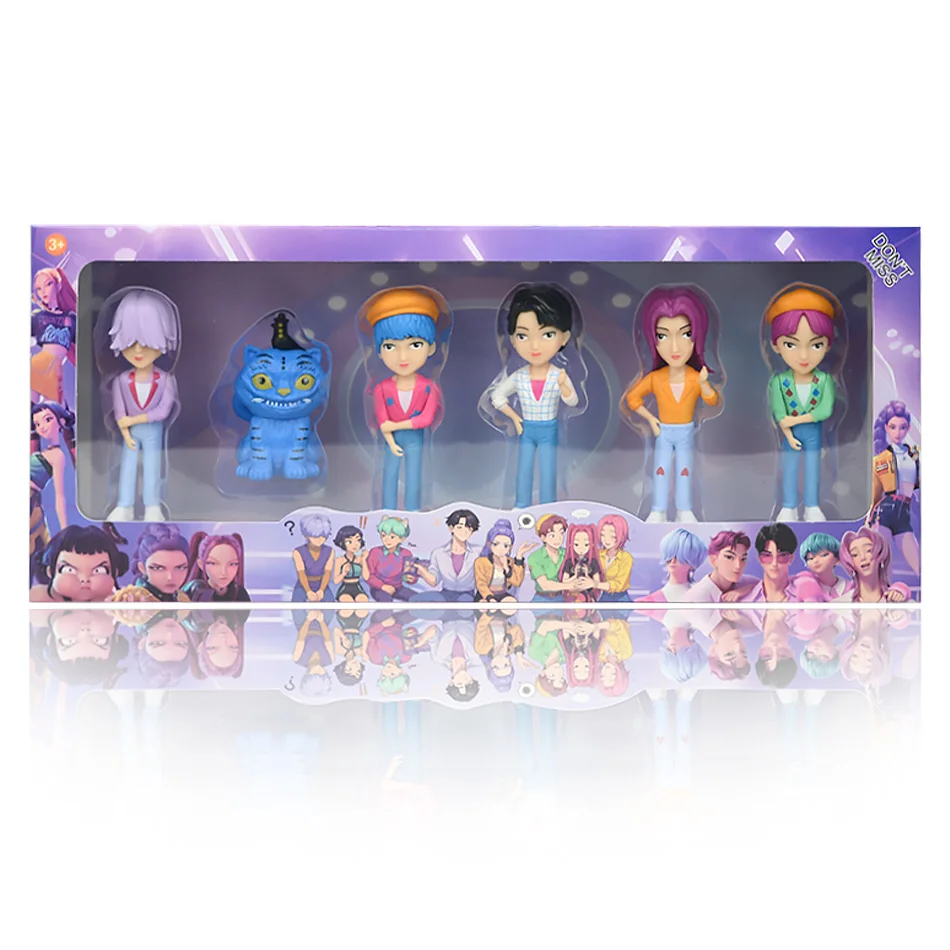 HOT K-pops D-emon H-unters Figure Rumi Zoe Mira anime polyvinyl chloride character collection desktop trinkets Childrens gift