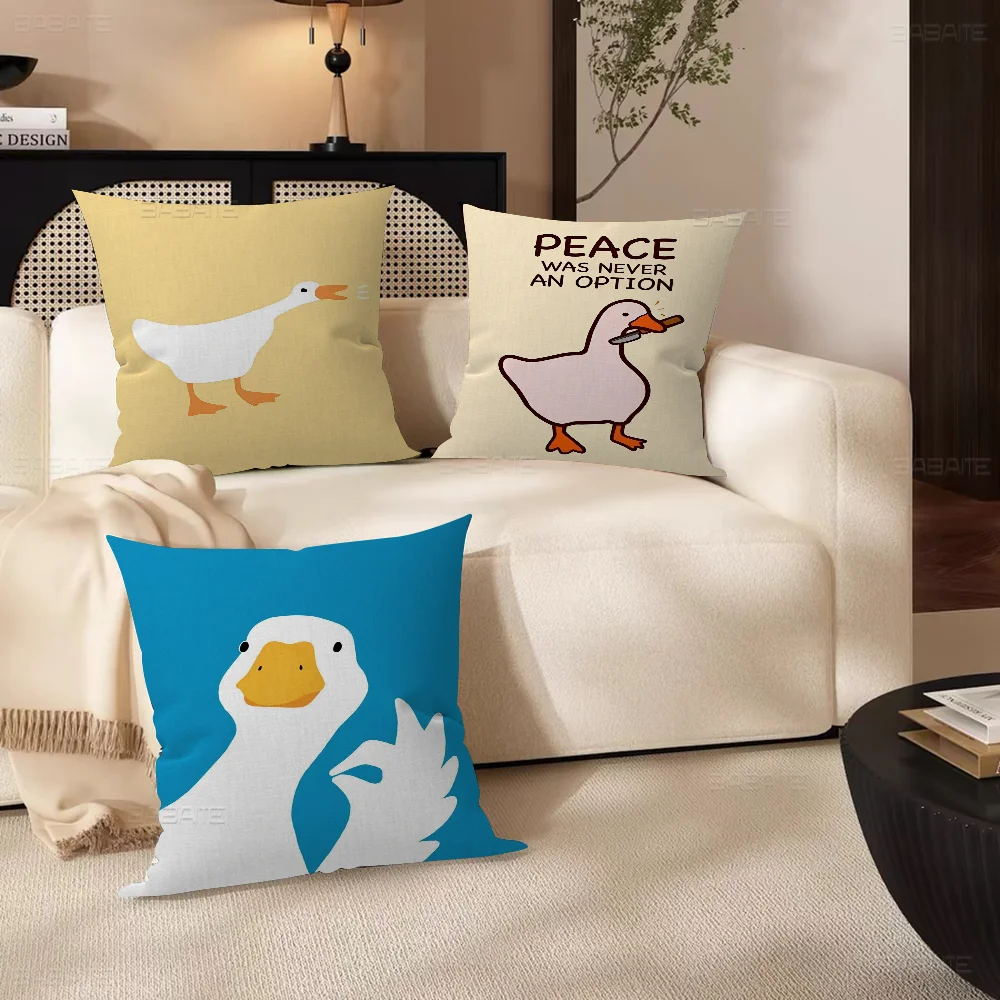 Cut Goose Cushion Cover Car Throw Pillow Case For Sofa Car Christmas Gift 40x40cm 45x45cm