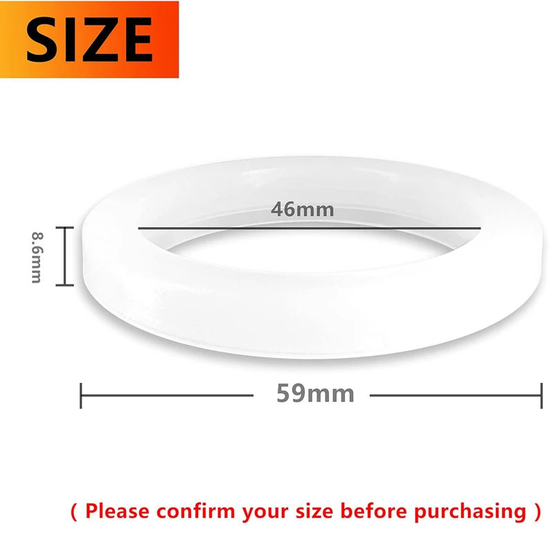 Filter Holder Gasket O-Ring Silicone Steam Seal Ring for DeLonghi Dedica EC685 EC680 EC850 EC9355M EC9665M Espresso Machine