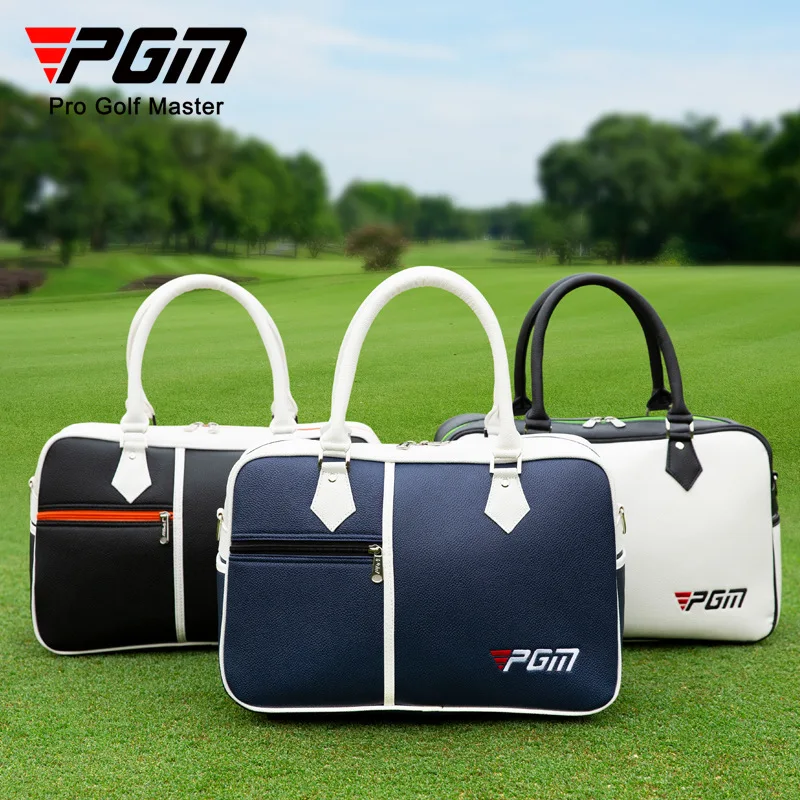 

PGM New Golf Clothing Bag PU Waterproof Ball Bag Large Capacity Clothing Bag Golf Shoes Bag Travelling Handbag YWB017