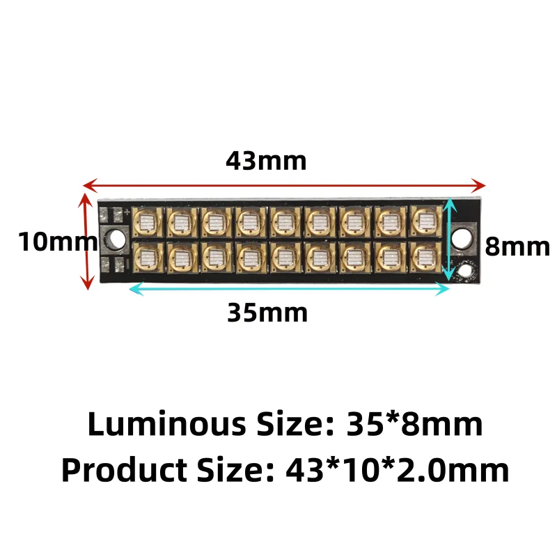 

50W uv curing lamp led uv 365nm 385nm uv lamp 395nm 405nm Led module uv led light for printer